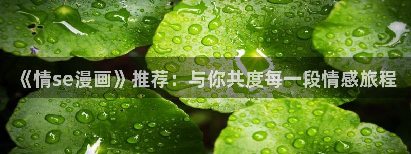 漫画岛在线阅读免费阅读：《情se漫画》推荐：与你共度每一段情感旅程